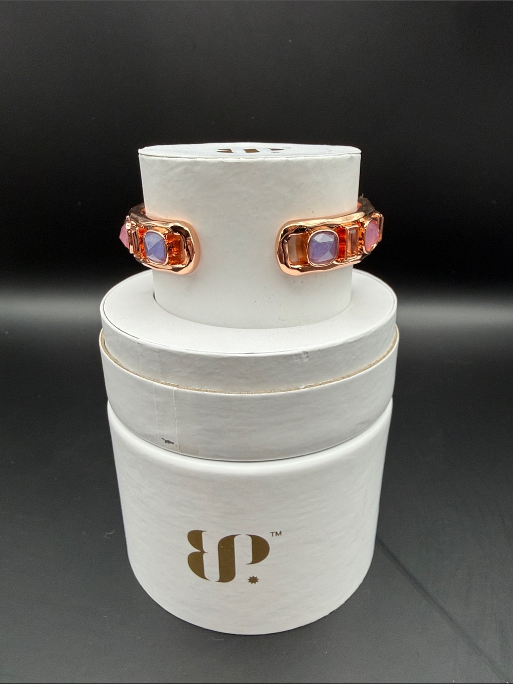 Bomb Party She Loves A Pop of Color Rose Gold Cuff Spring Stack 2025